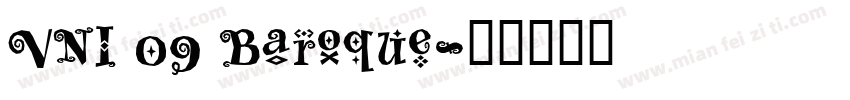 VNI 09 Baroque字体转换